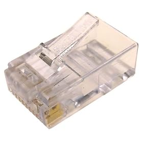 Cables Unlimited UTP-7020-50 2 Piece Cat6 Connector for Stranded Wire (Clear)
