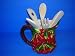 CHERRY 3-D Ceramic Pitcher & Utensils CHERRIES Set NEW