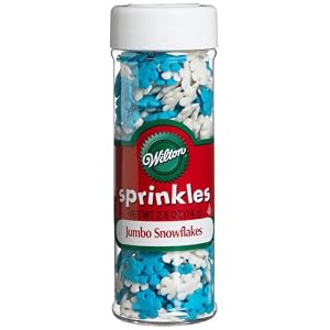 Wilton Jumbo Sprinkles, Snowflakes