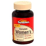 Sundown Complete Women's Multivitamin, 90 Caplets (Pack of 2)