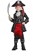 Pirates of the Seven Seas Child's Captain Black Costume, Toddler