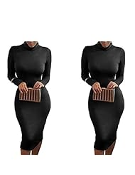 Sheath Acrylic/Cotton/Spandex Long Sleeves Knee Length Bodycon Dress/Party Dress/Midi Dress 