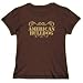 T-Shirt Womens Brown  American Bulldog - ORNAMENTS / URBAN STYLE  Dogs