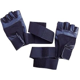 Full Leather Weight Lifting Glove Training Gloves with Wrist Wraps