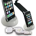 Universal Docking Station für iPhone iPod WEISS + USB Datenkabel