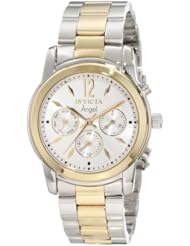 Invicta Womens 11735 Angel Silver Dial Two Tone Stainless Steel Watch