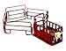 Red Walk-Through Gate by Little Buster Toys