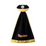 Pittsburgh Steelers Plush NFL Football with Attached Security Blanket