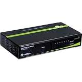 game console TRENDnet 8 Port GREENnet Switch 8 x 10 100Mbps Auto Negotiation RJ 45 ports TE100 S80g Black Metal Personal Computers game console