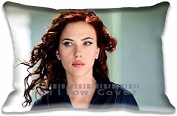 16x24 Inch Retangle 16"x24" Cushion Cover Oblong Pillow Case 16"X24"Throw Pillow Cover Natasha Avengers Scarlett Johansson Sexy Hero
