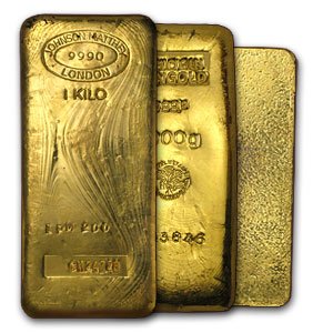 (Kilo - 32.15 oz) .9999 Fine Gold Bars (Kilo - 32.15 oz) .9999 Fine Gold Bars