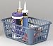 Sterilite #16098024 Large White Plastic Storage Basket