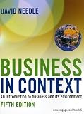 Business in context : an introduction to business and its environment