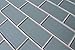 Sample Color Swatch of Jasper Blue/Gray 3x6 Glass Subway Tiles for Kitchen Backsplash/Tub Surround from Rocky Point Tile