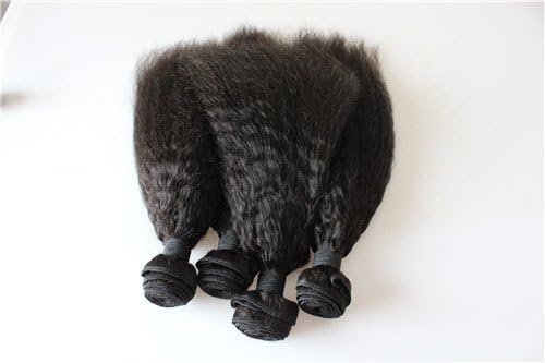 HairPR Hair 100% Brazilian Virgin Human Hair extensions 3 Bundles 10"-28" Kinky Straight Natural Color Can be dyed