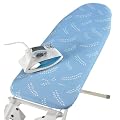 Wenko 1201633100 B�geltischbezug Air Comfort XL - 4 mm Komfortpolsterung, Baumwolle, XL - 140 x 45 cm, blau-wei�