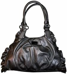Women's Nine & Co. By Nine West Purse Handbag Sting Ray Ruffle Scuffle