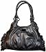Women's Nine & Co. By Nine West Purse Handbag Sting Ray Ruffle Scuffle