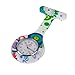 High Quality Brooch / Fob Watch For Health Care Workers, Nurses And Doctors In White Silicone Hygienic Protection Cover For Infections Control With Modern Patterns / Designs In Many Colors By VAGA