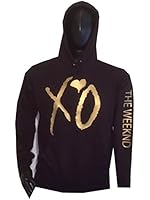 Xo the Weeknd Sweatshirt Gold Design Hoodie Hooded Sweatshirt