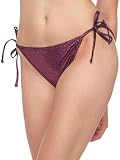 American Apparel Shiny Side-Tie Bikini Bottom
