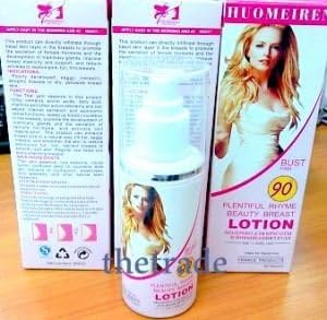 3 X 200ml. Huomeiren Bust Firm 90 Plentiful Beauty Breast Lotion France [Get Free Tomato Facial Mask ]