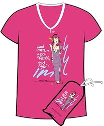 Good Wine Good Friends - Color Nightshirt in a Bag