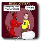 Londons Times Religion Heaven Hell Cartoons - Hells Lottery - Mouse Pads