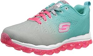 Skechers Kids 80223L Skech Air Running Shoe,Gray/Multi,2 M US Little Kid