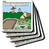 Rich Diesslins Funny KNOTS Scouting Cartoons - Always Leave it Better than You Found It - Coasters