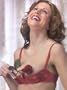 Nipple Baring Satin Brocade Underwire Open Cup Shelf Demi Bra