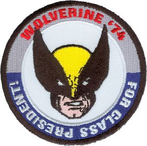  Marvel Comics X-Men Wolverine For President Embroidered Iron On Patch P3359