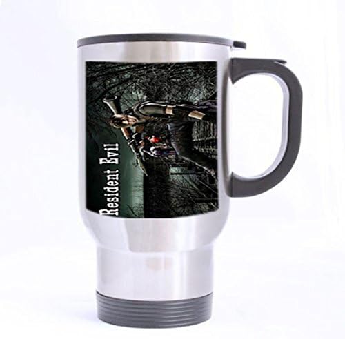 Resident Evil Custom Image Custom Durable Personalized Stainless Steel Travel Mug 14 oz Tea Mug Personalized Gift