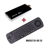 Original Rikomagic MK802 III Mini Android 4.1 TV Box Player Dual Core RK3066 8G + Air Mouse Keyboard RC13