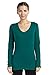 Tresics Femme Long Sleeve V-Neck Tops