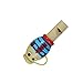 Skytoy Slide Whistle Wood for Kids Music Sound Animal Type