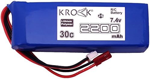 KROCK® 7.4v 2200mah 30c Li-po Battery for WL Toys V323 RC Hexacopter