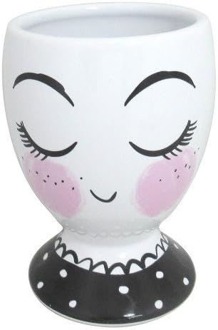 Ceramic Cup Pencil Holder Trinket Dish - Girl