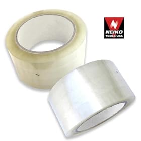 Case (36) 2x55yd Heavy Duty Carton, Shipping Box Seal Tape, Clear Home Office and More by NEIKO
