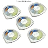 JAVOedge Rubber UMD Skin Cases (5-Pack) for Sony Playstation PSP (Frosted White)