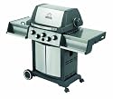 Broil King Model 986787 Signet 90 Natural Gas 44,000 BTU Gas Grill with Side Burner and Rear Rotisserie Burner
