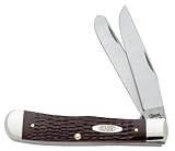 UPC 021205000190 product image for Case Cutlery 019 CaseTrapper Pocket Knife With Stainless Steel Blades   Brown Sy | upcitemdb.com