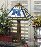 Michigan Wolverines 23 Mission Lamp