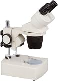 Electronics : GX Microscopes XTC-3BI Dual Magnification Stereo Microscope, Binocular Head, Two Magnifications 2X/4X, High Power, Top Halogen & Bottom Lights Illumination, Pillar Stand