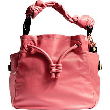 Coach Resort Soft Leather Bucket Shoulder Bag 13214 Punch
