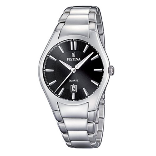 Festina Herren-Armbanduhr XL Klassik Analog Edelstahl F16502/6