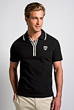 Short Sleeve Pique Polo with Contrast Color Tipping