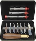 Warren Deluxe Wood Carving Knives & Tool Set / New