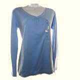 Charter Club Intimates Sleep Separates Long Sleeve Cotton Knit Nightshirt