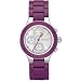 DKNY Women's NY8065 Purple Plastic Quartz Watch with Mother-Of-Pearl Dial